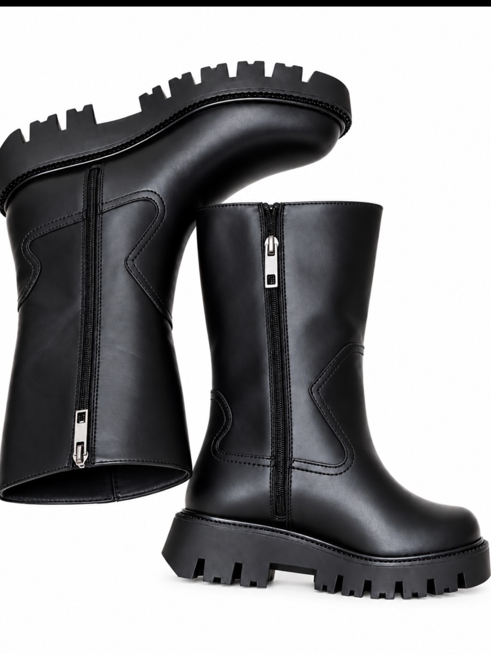 Franco Sarto Moto Boots SZ-9 NIB - Picture 2 of 13